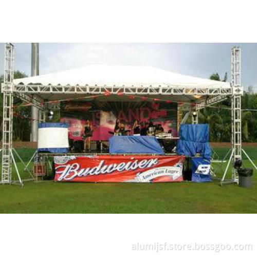 Silver Alloy Aluminum Stage Truss / Metal Roof Trusses For